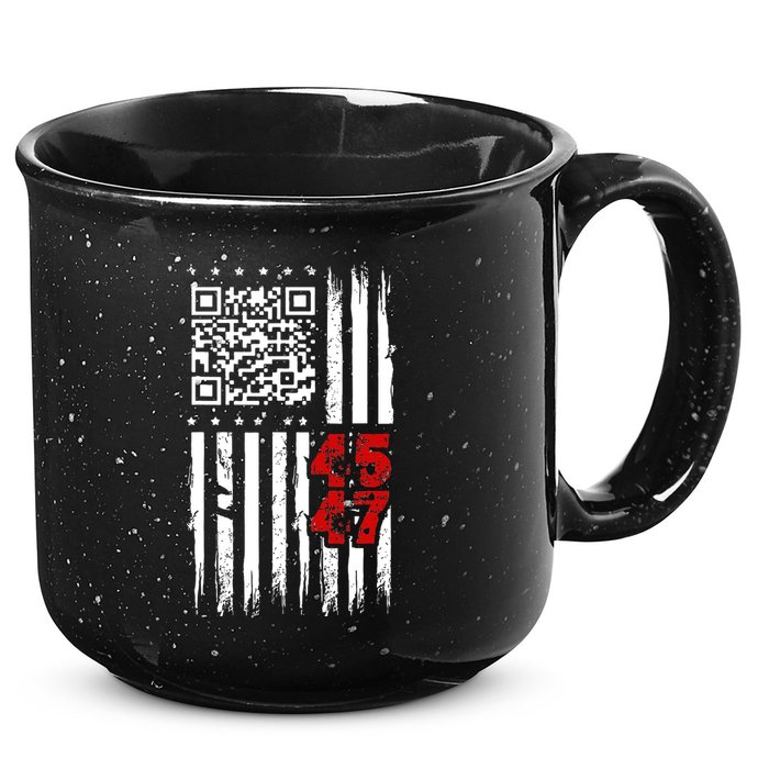 Funny Qr Scan Code Jokes Humor Hidden Message Sarcastic 15oz Campfire Ceramic Mug