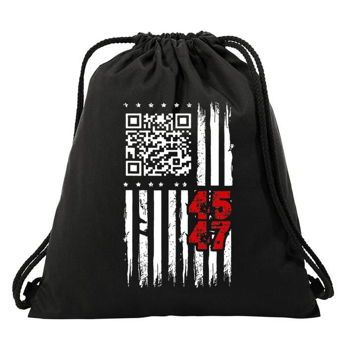 Funny Qr Scan Code Jokes Humor Hidden Message Sarcastic Drawstring Bag