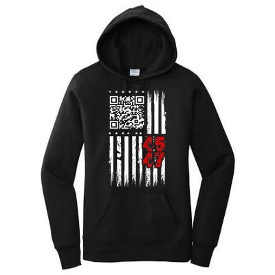 Funny Qr Scan Code Jokes Humor Hidden Message Sarcastic Women's Pullover Hoodie