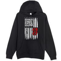 Funny Qr Scan Code Jokes Humor Hidden Message Sarcastic Premium Pullover Hoodie