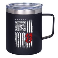 Funny Qr Scan Code Jokes Humor Hidden Message Sarcastic 12oz Stainless Steel Coffee Mug