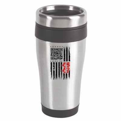 Funny Qr Scan Code Jokes Humor Hidden Message Sarcastic 16oz Travel Tumbler