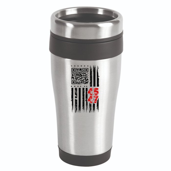 Funny Qr Scan Code Jokes Humor Hidden Message Sarcastic 16oz Travel Tumbler