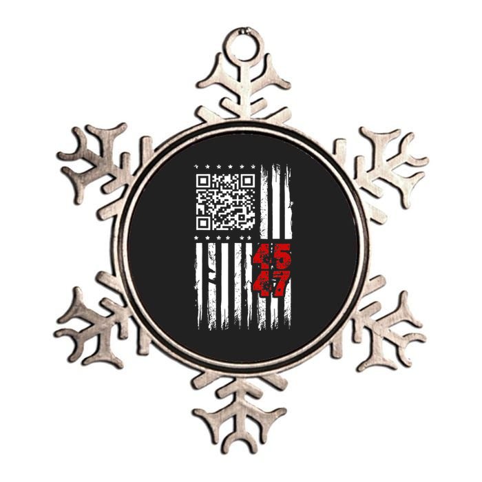 Funny Qr Scan Code Jokes Humor Hidden Message Sarcastic Metallic Star Ornament