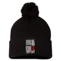 Funny Qr Scan Code Jokes Humor Hidden Message Sarcastic Pom Pom 12in Knit Beanie