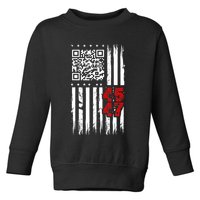 Funny Qr Scan Code Jokes Humor Hidden Message Sarcastic Toddler Sweatshirt
