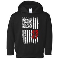 Funny Qr Scan Code Jokes Humor Hidden Message Sarcastic Toddler Hoodie