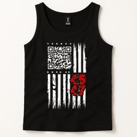 Funny Qr Scan Code Jokes Humor Hidden Message Sarcastic Tank Top