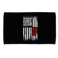 Funny Qr Scan Code Jokes Humor Hidden Message Sarcastic Microfiber Hand Towel