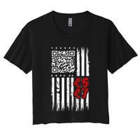 Funny Qr Scan Code Jokes Humor Hidden Message Sarcastic Crop Top