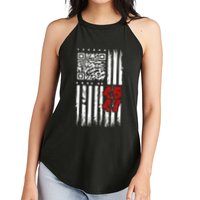 Funny Qr Scan Code Jokes Humor Hidden Message Sarcastic Women's Perfect Tri Rocker Tank