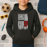 Funny Qr Scan Code Jokes Humor Hidden Message Sarcastic Kids Hoodie
