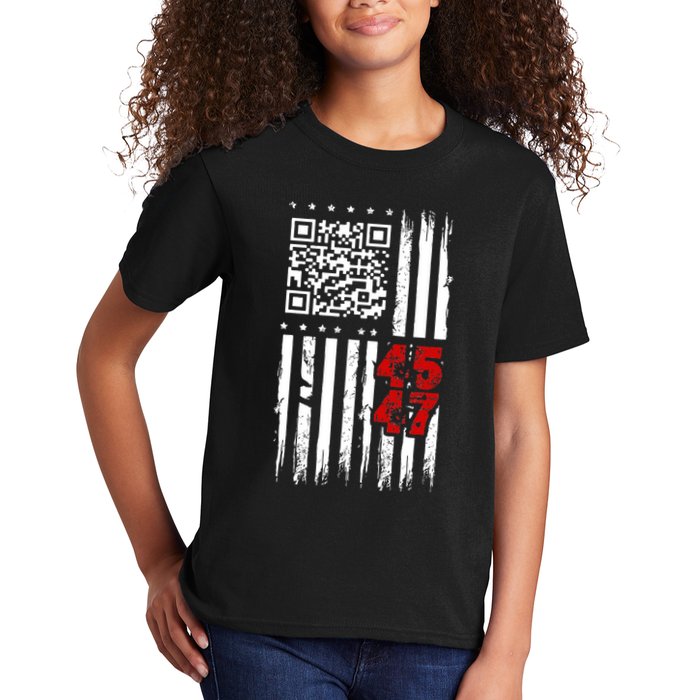 Funny Qr Scan Code Jokes Humor Hidden Message Sarcastic Kids T-Shirt
