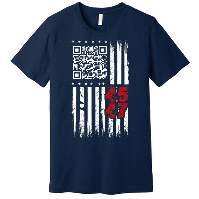 Funny Qr Scan Code Jokes Humor Hidden Message Sarcastic Premium T-Shirt