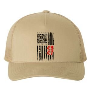 Funny Qr Scan Code Jokes Humor Hidden Message Sarcastic Yupoong Adult 5-Panel Trucker Hat