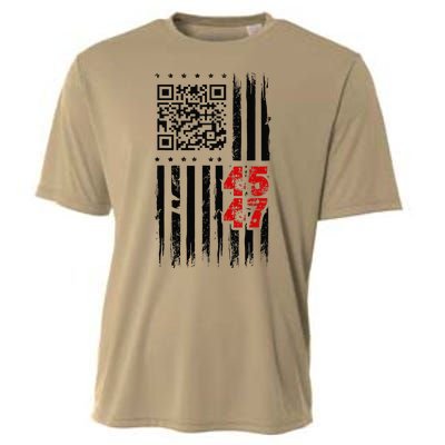 Funny Qr Scan Code Jokes Humor Hidden Message Sarcastic Cooling Performance Crew T-Shirt