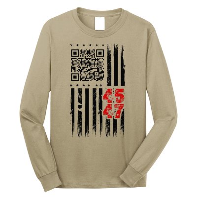 Funny Qr Scan Code Jokes Humor Hidden Message Sarcastic Long Sleeve Shirt