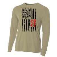 Funny Qr Scan Code Jokes Humor Hidden Message Sarcastic Cooling Performance Long Sleeve Crew