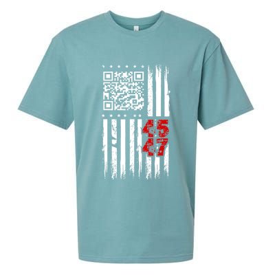 Funny Qr Scan Code Jokes Humor Hidden Message Sarcastic Sueded Cloud Jersey T-Shirt