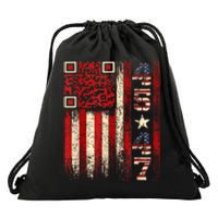 Funny Qr Scan Me President Trump 4547 Trump Dancing Code Drawstring Bag