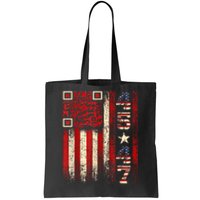 Funny Qr Scan Me President Trump 4547 Trump Dancing Code Tote Bag