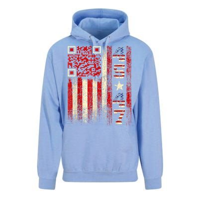 Funny Qr Scan Me President Trump 4547 Trump Dancing Code Unisex Surf Hoodie