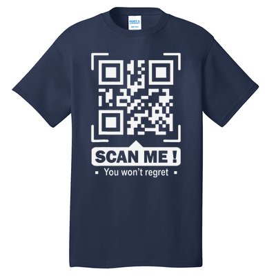 Funny Qr Scan Me Trump 4547trump Dancing Code Tall T-Shirt