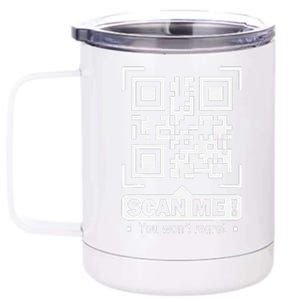 Funny Qr Scan Me Trump 4547trump Dancing Code 12 oz Stainless Steel Tumbler Cup