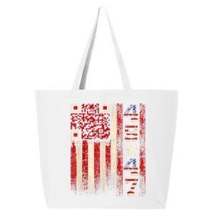 Funny Qr Scan Me President Trump 45/47 Trump Dancing Code 25L Jumbo Tote