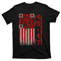 Funny Qr Scan Me President Trump 45/47 Trump Dancing Code T-Shirt