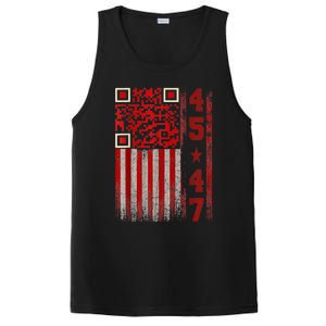 Funny Qr Scan Me President Trump 45/47 Trump Dancing Code PosiCharge Competitor Tank