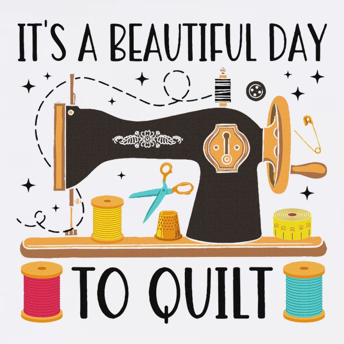 Funny Quilting Sewing For Fabric Quilt Quilter Cooling Performance Crew T-Shirt