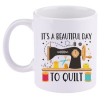 Funny Quilting Sewing For Fabric Quilt Quilter 11oz C Handle Ceramic Mug