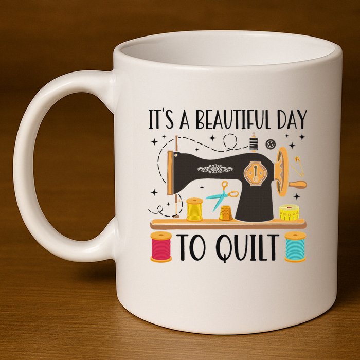 Funny Quilting Sewing For Fabric Quilt Quilter 11oz C Handle Ceramic Mug