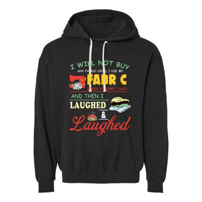 Funny Quilting Sewing Sayings Sewer Quilter Garment-Dyed Fleece Hoodie