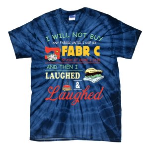 Funny Quilting Sewing Sayings Sewer Quilter Tie-Dye T-Shirt