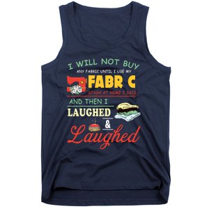 Funny Quilting Sewing Sayings Sewer Quilter Tank Top