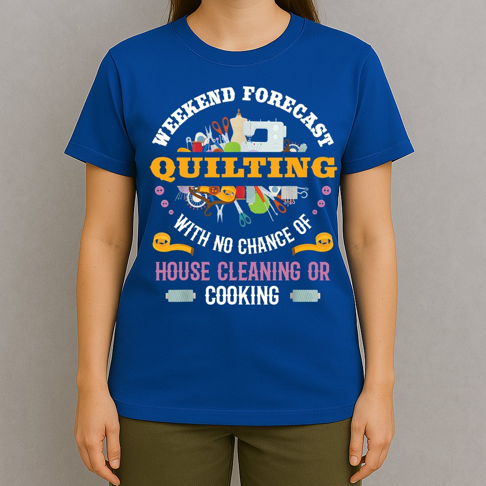 Funny Quilting Sewing Quilt Gift For Quilter Gift T-Shirt