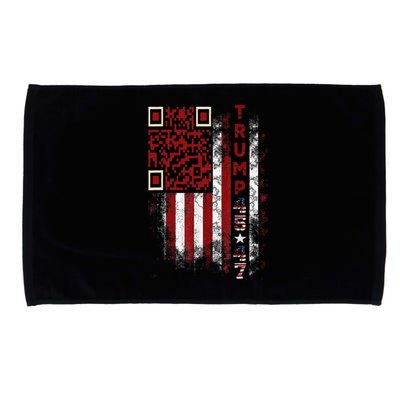 Funny Qr Scan Me President Trump 4547 Trump Dancing Code Microfiber Hand Towel