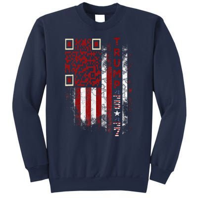 Funny Qr Scan Me President Trump 4547 Trump Dancing Code Sweatshirt