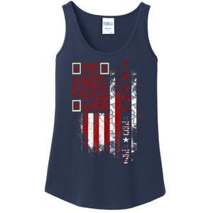 Funny Qr Scan Me President Trump 4547 Trump Dancing Code Ladies Essential Tank