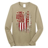 Funny Qr Scan Me President Trump 4547 Trump Dancing Code Long Sleeve Shirt