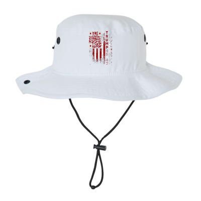 Funny Qr Scan Me President Trump 4547 Trump Dancing Code Legacy Cool Fit Booney Bucket Hat