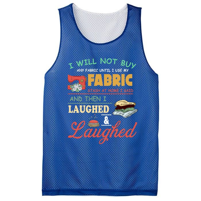 Funny Quilting Sewing Sayings Gift For Sewer & Quilter Gift Mesh Reversible Basketball Jersey Tank