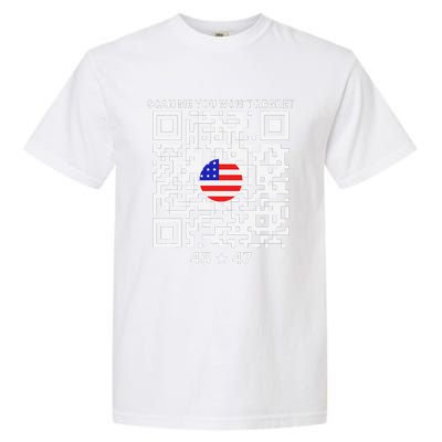 Funny Qr Scan Me President Trump 4547 Trump Dancing Code Garment-Dyed Heavyweight T-Shirt