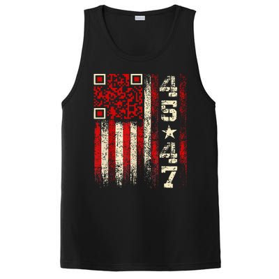 Funny Qr Scan Me President Trump 4547 Trump Dancing Code PosiCharge Competitor Tank