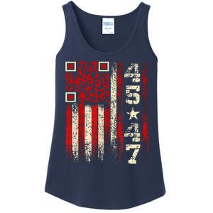 Funny Qr Scan Me President Trump 4547 Trump Dancing Code Ladies Essential Tank