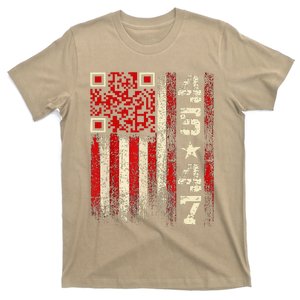 Funny Qr Scan Me President Trump 4547 Trump Dancing Code T-Shirt