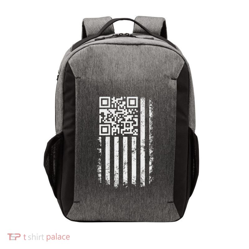Funny Qr Scan Me President Trump 4547 Trump Dancing Code Vector Backpack