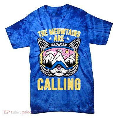 Funny Quote Ski Cat Lovers Skiing  Tie-Dye T-Shirt